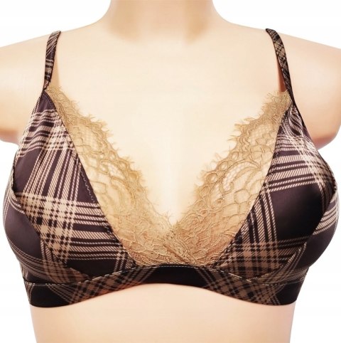 Biustonosz INTIMISSIMI miękki biustonosz kratka 75B NOWY Biustonosz INTIMISSIMI miękki biustonosz kratka 75B NOWY