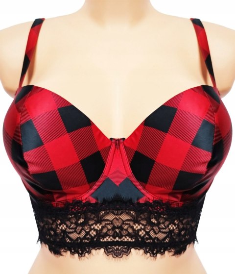 Biustonosz NTIMISSIMI sofia tartan stanik 75C NOWY Biustonosz NTIMISSIMI sofia tartan stanik 75C NOWY