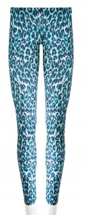 Legginsy Calzedonia włoskie cętki animal print s/m NOWE Legginsy Calzedonia włoskie cętki animal print s/m NOWE