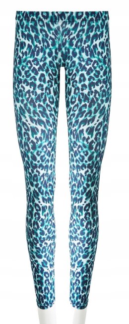 Legginsy Calzedonia włoskie cętki animal print s/m NOWE