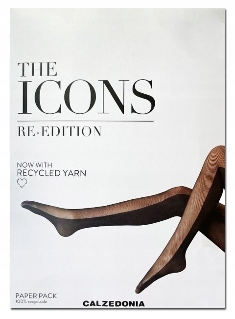 NOWE Calzedonia czarne rajstopy THE ICONS s/m NOWE Calzedonia czarne rajstopy THE ICONS s/m