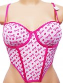 NOWY TEZENIS barbie gorset biustonosz 80B