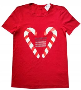 Święta TEZENIS świąteczny święta t-shirt bluzka S 36 Nowa