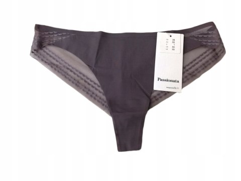 Majtki PASSIONATA popielate stringi brazylijskie 36 S nowe Majtki PASSIONATA popielate stringi brazylijskie 36 S nowe