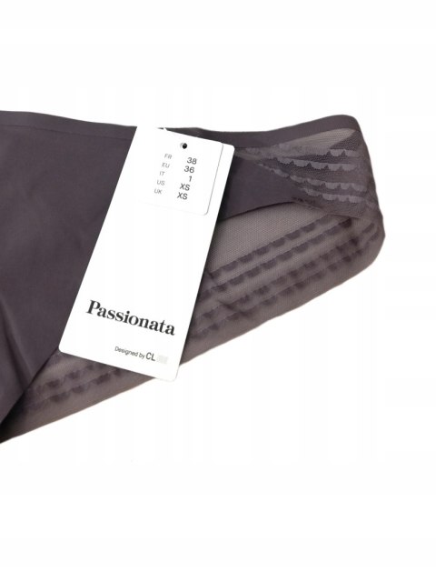 Majtki PASSIONATA popielate stringi brazylijskie 36 S nowe Majtki PASSIONATA popielate stringi brazylijskie 36 S nowe