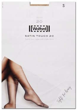 WOLFORD satin touch 20 rajstopy beżowe S (38/40) NOWE