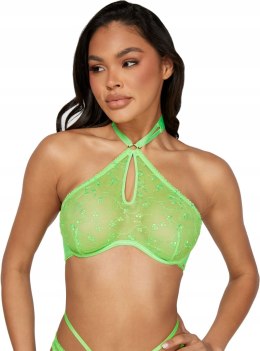 BOUX AVENUE biustonosz neonowy koronkowy biustonosz 70B
