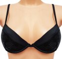 Biustonosz INTIMISSIMI czarny cekiny stanik 80B Nowy
