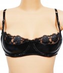 Biustonosz INTIMISSIMI latex czarny carioca stanik 75B Nowy Biustonosz INTIMISSIMI latex czarny carioca stanik 75B Nowy