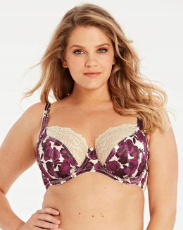 Biustonosz PRETTY SECRETS kwiaty biustonosz 85F Nowy