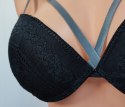 Biustonosz TEZENIS maxi push-up czarny biustonosz 80B Biustonosz TEZENIS maxi push-up czarny biustonosz 80B