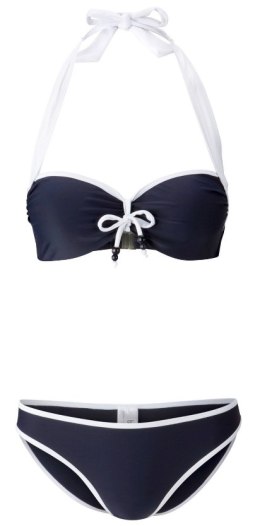 Kostium kąpielowy Body Flirt bikini strój dwuczęściowy 36 70C NOWY