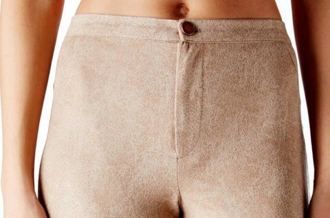 NOWE Calzedonia legginsy tregginsy zamszowe beż S NOWE Calzedonia legginsy tregginsy zamszowe beż S
