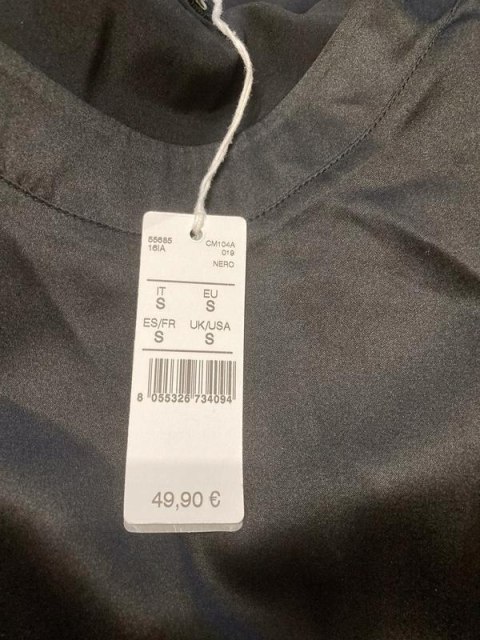 NOWY INTIMISSIMI jedwab czarna top bluzka S NOWY INTIMISSIMI jedwab czarna top bluzka S