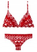NOWY TEZENIS norweski wzór czerwony komplet S 70B NOWY TEZENIS norweski wzór czerwony komplet S 70B