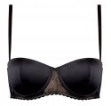 Wonderbra luxe czarny biustonosz 70G stanik nowy Wonderbra luxe czarny biustonosz 70G stanik nowy