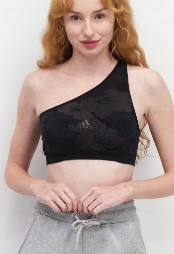 Biustonosz sportowy Adidas asymetryczny top miękki push-up XL Nowy Biustonosz sportowy Adidas asymetryczny top miękki push-up XL Nowy