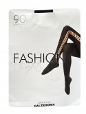 Calzedonia czarne 90 den rajstopy calzedonia wzory czarne lampas S/m Calzedonia czarne 90 den rajstopy calzedonia wzory czarne lampas S/m