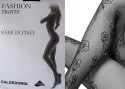 Calzedonia rajstopy wzory kwiaty S/m czarne Nowe Calzedonia rajstopy wzory kwiaty S/m czarne Nowe