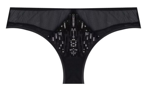 Majtki INTIMISSIMI czarne stringi figi cekiny S NOWE Majtki INTIMISSIMI czarne stringi figi cekiny S NOWE