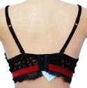 NOWY TEZENIS czarny bez fiszbin biustonosz 85B NOWY TEZENIS czarny bez fiszbin biustonosz 85B