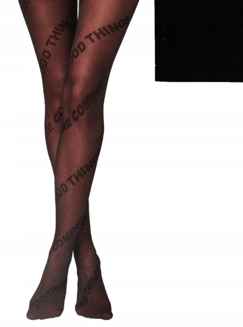 Rajstopy Calzedonia wzór czarne m/l 3/4 Nowe Rajstopy Calzedonia wzór czarne m/l 3/4 Nowe