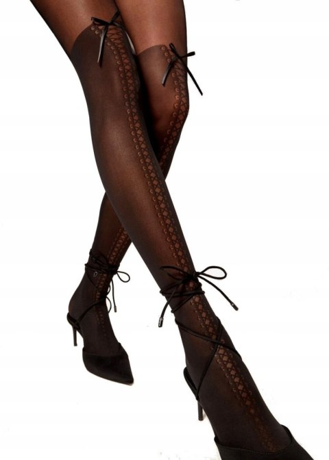 Rajstopy Calzedonia wzór czarne s/m t 1/2 Nowe Rajstopy Calzedonia wzór czarne s/m t 1/2 Nowe