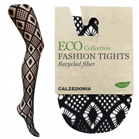 Rajstopy Calzedonia wzór kabaretki ażur czarne s/M Nowe Rajstopy Calzedonia wzór kabaretki ażur czarne s/M Nowe