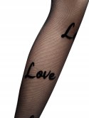 Rajstopy Calzedonia wzór napisy love czarne s/M Nowe Rajstopy Calzedonia wzór napisy love czarne s/M Nowe